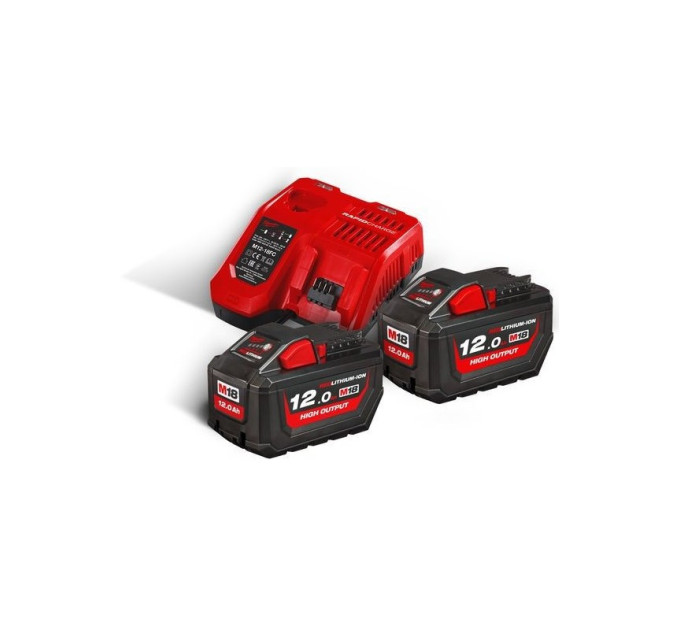 Энергокомплект MILWAUKEEM18 HNRG-122 (ЗУ M12-18FC+2акк.Х12А HВ12) + подарок аккумулятор M12 B6