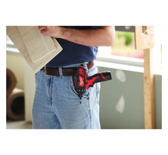 Шуруповерт акумуляторний MILWAUKEE M12 BD-0 (30Нм) (каркас)