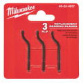 Сменное лезвие для гратоснимателя арт 48224255 (3шт) MILWAUKEE