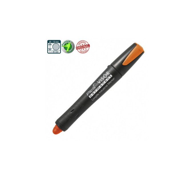 Маркер сухой промышленный Pica 990/054 Visor Permanent Building Crayon, Fluo-Orange