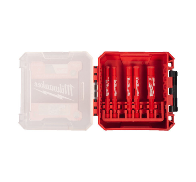 Набор коронок алмазных Diamond Plus MILWAUKEE (1/4 Hex) (Ø6, 6, 8 , 8, 10мм)