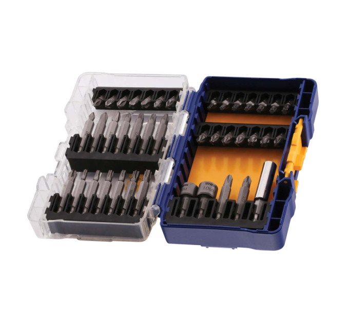 Набор бит 40шт, 1/4" /25мм : PH1х1 / PH2х2 / PH3х2 / Pz1х1 / Pz2х5 / Pz3х3 / T10х1/ T15х1 /T20х2 /T2