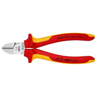 Кусачки боковые (бокорезы), Ø4,0мм, 160мм VDE KNIPEX 70 06 160 SB, хромированные