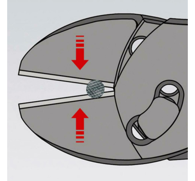 Кусачки боковые (бокорезы) особой мощности TwinForce, Ø5,5мм, 180мм KNIPEX  73 72 180 F, фосфат