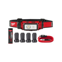 Фонарь светодиодный аккумуляторный налобный (зарядка через USB) MILWAUKEE L4 HL2-301