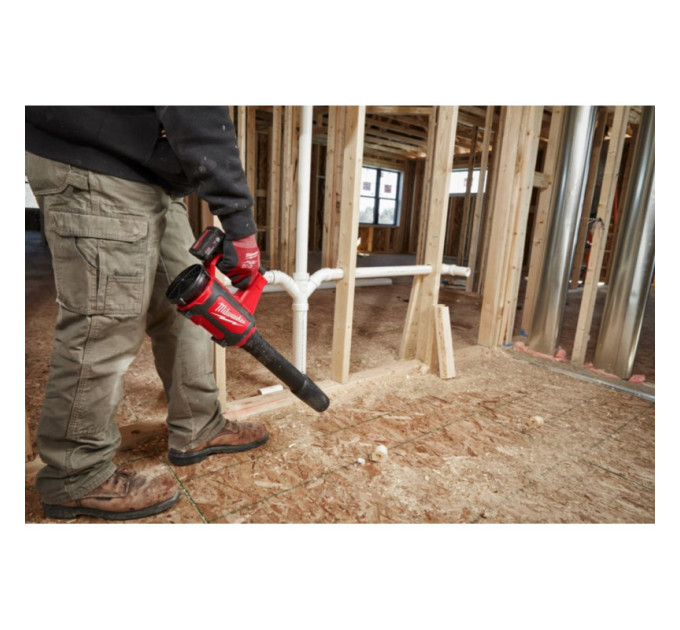 Воздуходувка аккумуляторная бесщёточная MILWAUKEE M12 BBL-0 (каркас)