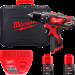 Дриль-шуруповерт ударний акумуляторний MILWAUKEE M12 BPD-202C (30 Нм) (ЗУ+1ак.Х2Ач+кейс)
