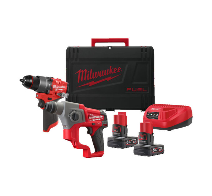 Набір з 2х інструментів безщіткових акумуляторних MILWAUKEE M12 FPP2F2-602X