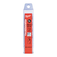 Свердло по металу THUNDERWEB HSS-G MILWAUKEE, DIN338, Ø7,6х117х75мм, (5шт)