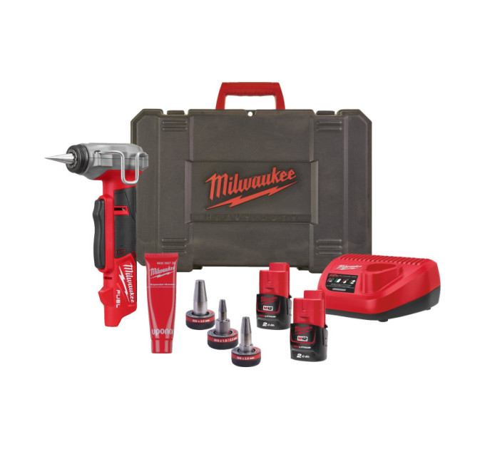 Інструмент розширювальний акумуляторний UPONOR Q&E MILWAUKEE M12 FPXP-I10202C (ЗУ+2акк.Х2Ач,кейс)