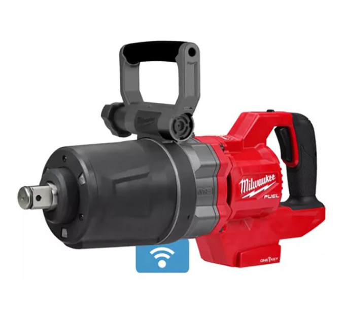 Гайковерт аккумуляторный бесщеточный MILWAUKEE 1'' (2711Нм) M18 ONEFHIWF1DS-0C, с кольцом (каркас)