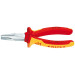 Плоскогубцы с гладкими губками, 160мм VDE KNIPEX 20 06 160, хромированные