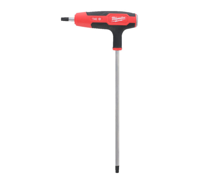 Ключ Г-подібний TORX MILWAUKEE з комфортною ручкою, T40 з кулею