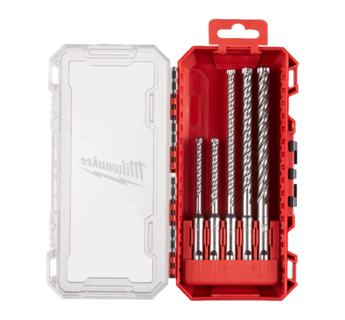 Набір бурів SDS-PLUS MX4 PACKOUT MILWAUKEE (5/5/6/7/8мм) (5шт), (заміна на 4932500064)
