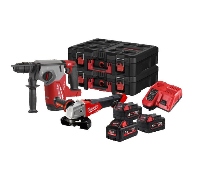 Набор из 2х инструментов аккумуляторных бесщеточных PACKOUT MILWAUKEE M18 FPP2AY-553P