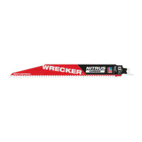 Полотно для шабельних пилок WRECKER CARBIDE NITRUS MILWAUKEE, 230х4,2мм, (5шт), (заміна на 48475572)