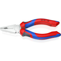 Пассатижи (плоскогубцы) комбинированные Ø9,0мм, 140мм KNIPEX 03 05 140, хромированные