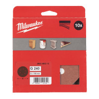 Шліфувальне коло MILWAUKEE Ø150/6 HL, зерно 240, (10шт)