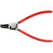 Щипцы для наружных стопорных колец загнутые 90°, Ø19-60мм KNIPEX 46 21 A21 SB,Ø1,8мм фосфатированные