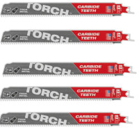 Полотно для шабельних пилок TORCH CARBIDE MILWAUKEE, 230х3, 1мм, (5шт), (метал)
