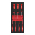 Ложемент с отвертками с трехгранными рукоятками TORX (7шт) MILWAUKEE (45х175,8х417мм) для тележек