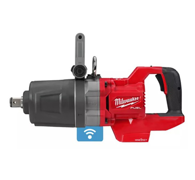 Гайковерт аккумуляторный бесщеточный MILWAUKEE 1'' (2711Нм) M18 ONEFHIWF1DS-0C, с кольцом (каркас)