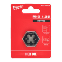 Плашка шестигранная MILWAUKEE, М10-1,25мм