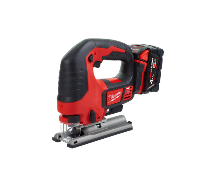 Пила лобзиковая аккумуляторная MILWAUKEE M18 BJS-402C (ЗУ+2акк.Х4Ач+кейс)