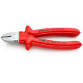 Кусачки боковые (бокорезы), Ø4,0мм, 180мм VDE KNIPEX 70 07 180, хромированные