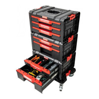 Набор ящиков QBRICK SYSTEM PRO DRAWER WORKSHOP SET 1 2.0 мобильный шкаф (525x345x885мм)