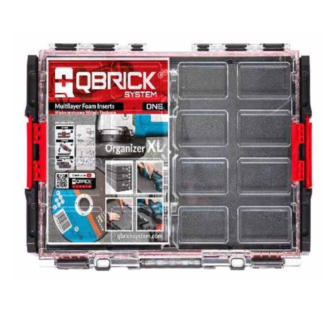 Органайзер с пеной QBRICK SYSTEM ONE ORGANIZER XL 2.0 MFI (585x385x131мм)