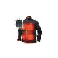 Куртка з підігрівом MILWAUKEE, M12 HJBL5-0(M), чорна (розмір M) (+зар.пр., 1 акум.Х 2Аг)