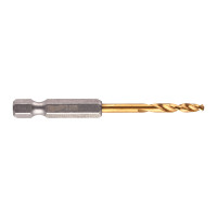 Сверло по металлу RedHEX SHOCKWAVE™ HSS-TiN MILWAUKEE, Ø3,3х67х24мм, (2шт)