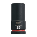 Головка ударная ShW 3/4'' SKT MILWAUKEE, удлиненная, 25мм