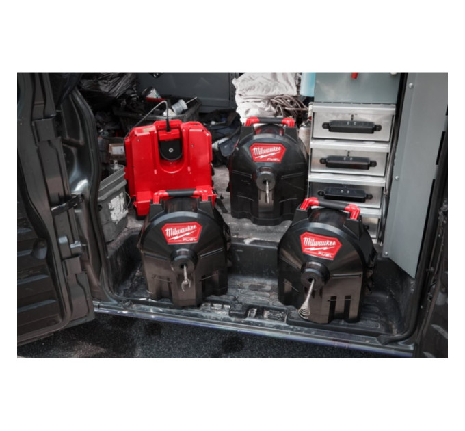 Машина прочистная аккумуляторная ранцевая MILWAUKEE M18 FFSDC13-0 трос 13мм (каркас)