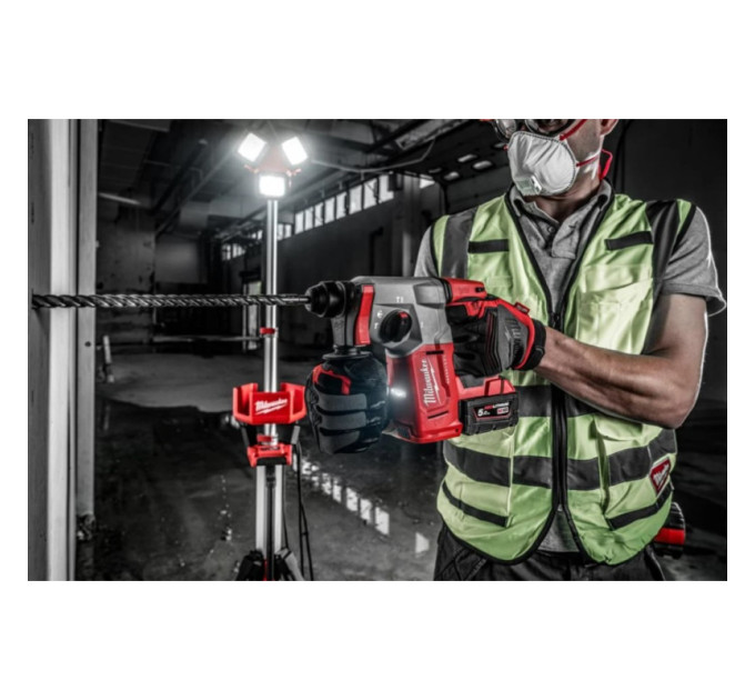 Перфоратор аккумуляторный бесщёточный SDS-PLUS MILWAUKEE M18 BLH-502X (2,3 Дж) (ЗУ+2ак.Х5Ач+HDкейс)