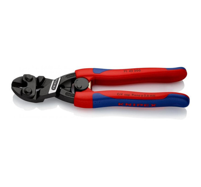Болторез компактный согнутый под углом, Ø6,0мм CoBolt KNIPEX 71 42 200 фосфатированный