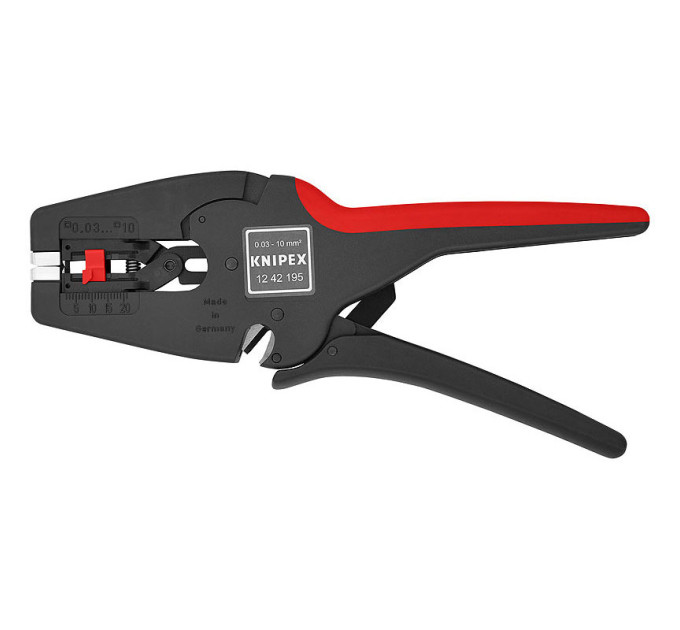 Стриппер автоматический для удаления изоляции MultiStrip, 0,03-10,0мм² 195мм KNIPEX 12 42 195