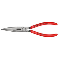 Круглогубцы плоские с режущими кромками, угол 40 °, Ø3,2мм, 200мм KNIPEX 26 21 200, фосфатированные