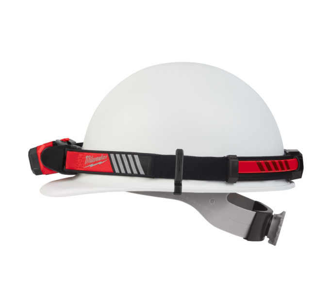 Фонарь светодиодный аккумуляторный налобный (зарядка через USB) MILWAUKEE L4 HL-VIS-301