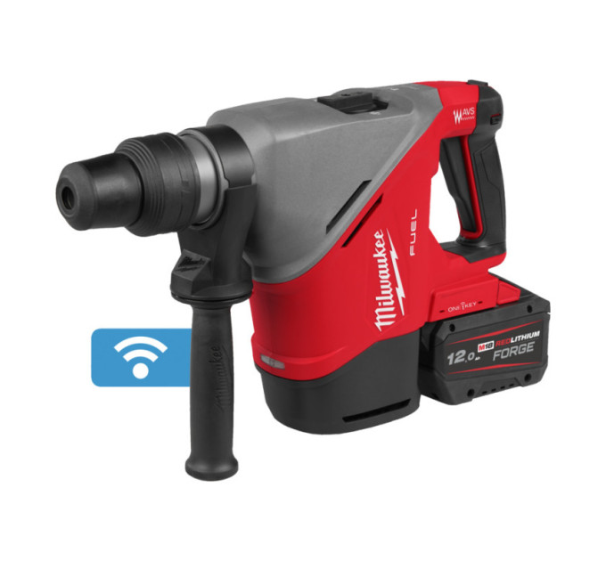 Перфоратор аккумуляторный бесщёточный SDS-MAX MILWAUKEE, M18 FHACO540-122C (ЗУ, 2х12Ач FORGE, кейс)