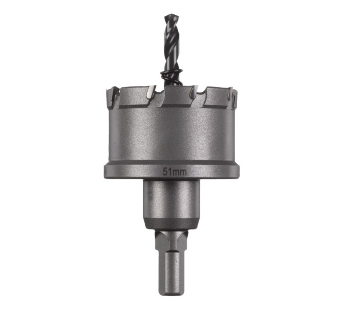 Цельная коронка Holesaw TCT MILWAUKEE для стали/нержавеющей стали, Ø51мм