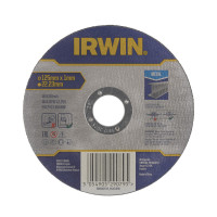 Диск отрезной по металлу 125х1мм IRWIN IW8082133 Диск отрезной по металлу 125х1мм IRWIN IW8082133