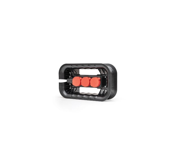Держатель кабелей QBRICK SYSTEM CUSTOM CABLE WINDER с розетками (кабель в комплект не входит)