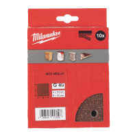 Шліфувальні листи MILWAUKEE, 115x107мм HL, зерно 40, (10шт)