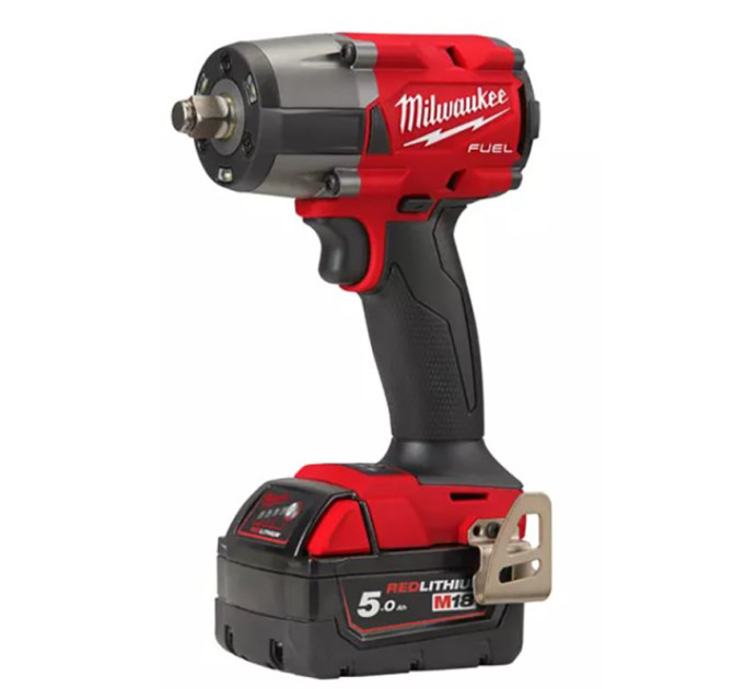 Гайковерт аккумуляторный бесщёточный MILWAUKEE 1/2" (881 Нм) M18 FMTIW2F12-502X,с кольцом