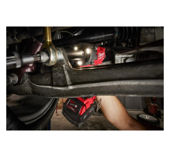 Гайковерт аккумуляторный бесщеточный MILWAUKEE 1/2" (339 Нм) M18 FIW2P12-0X, с пином (каркас+кейс)