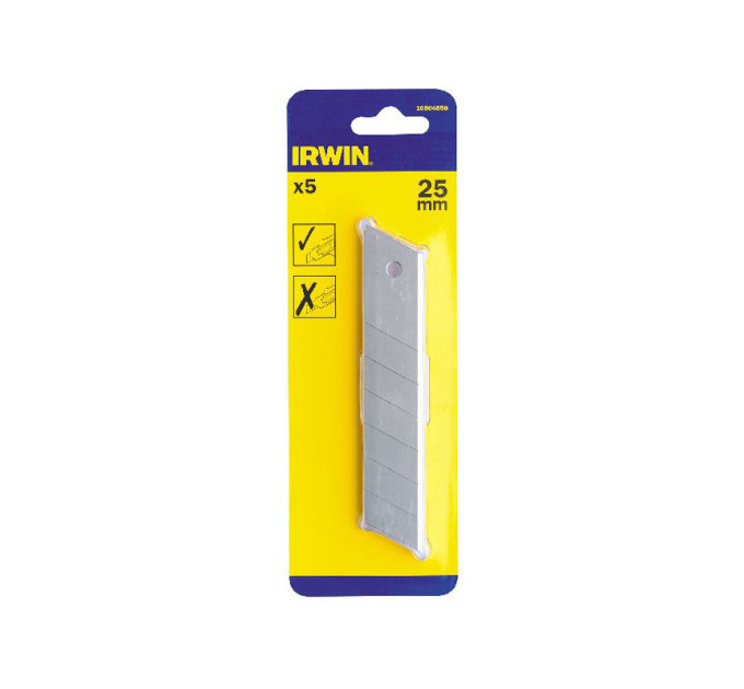Карбон. лезвия с отлам сегментами 25мм (5шт) SNAP-OFF BLADE X5