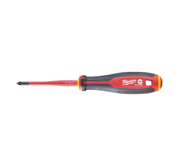Отвертка трехгранная, изолированная VDE MILWAUKEE, PZ/SL1х80мм