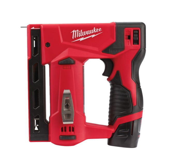 Степлер скобозабивной аккумуляторный MILWAUKEE M12 BST-202X (ЗУ+2акк.Х2ач+HDкейс)